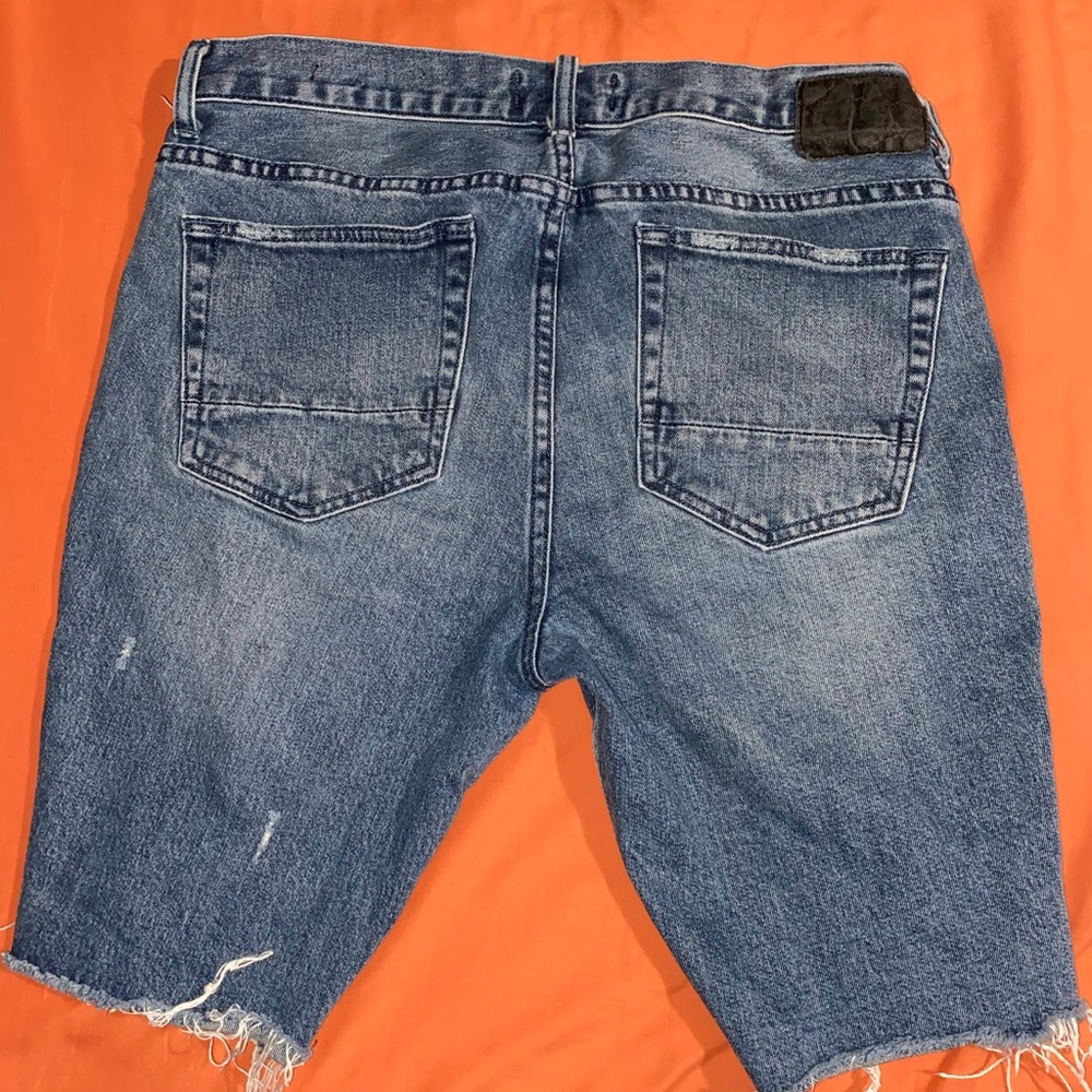 Men’s Dark wash denim shorts